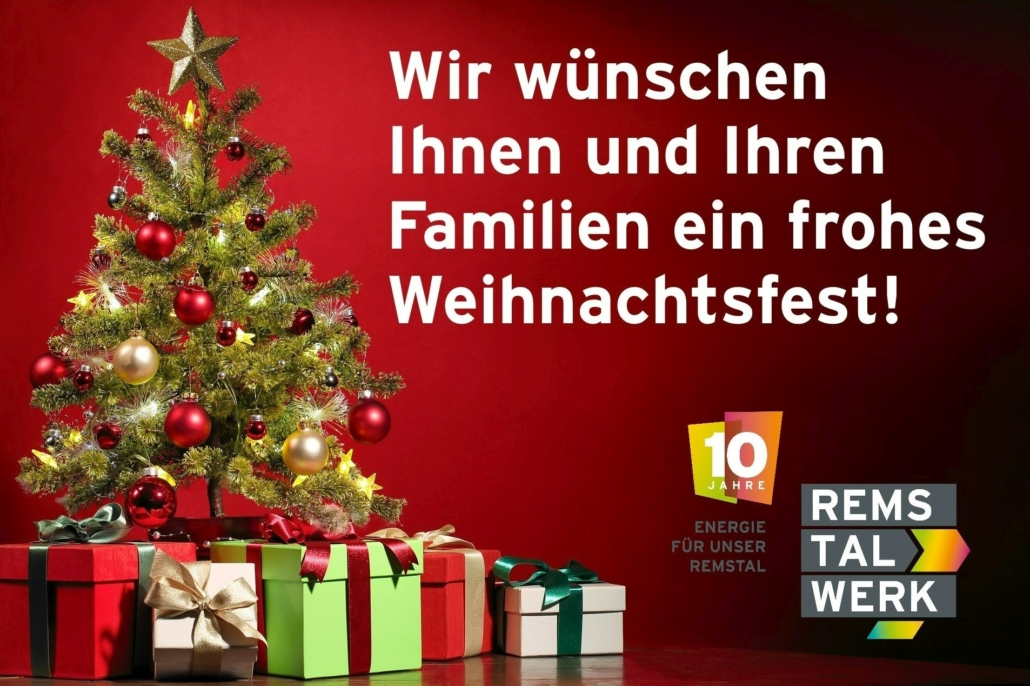 Frohe Weihnachten vom Remstalwerk