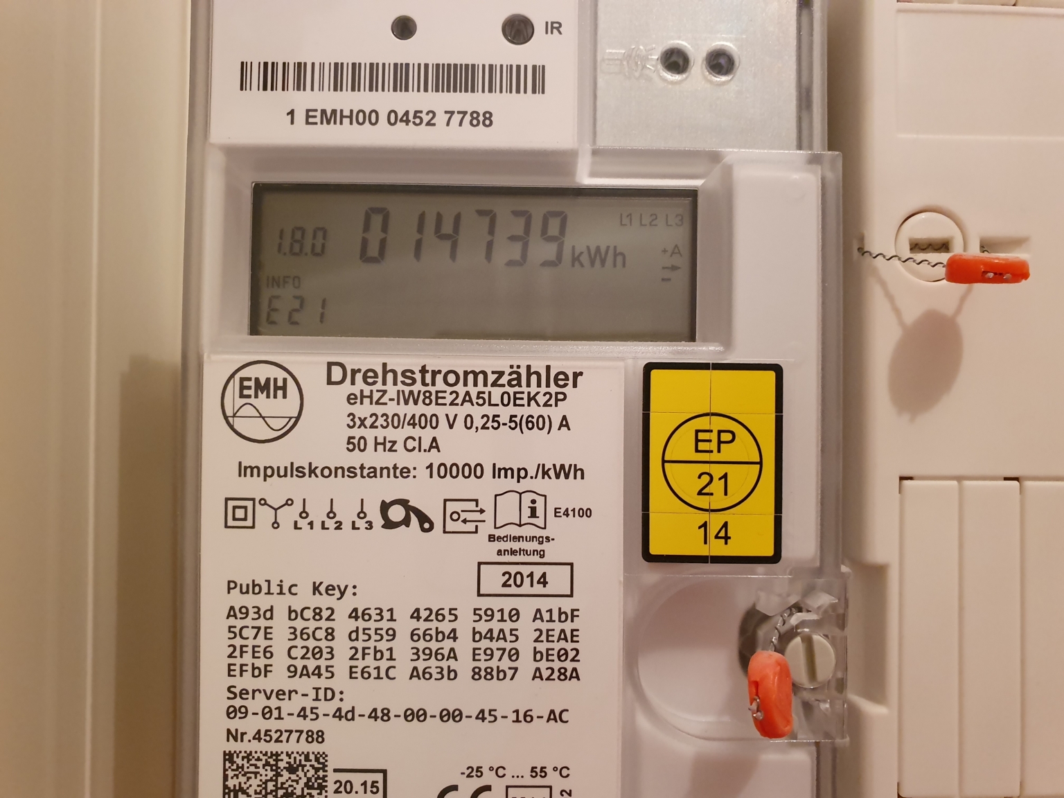 Zählerstand REMSTALWERK